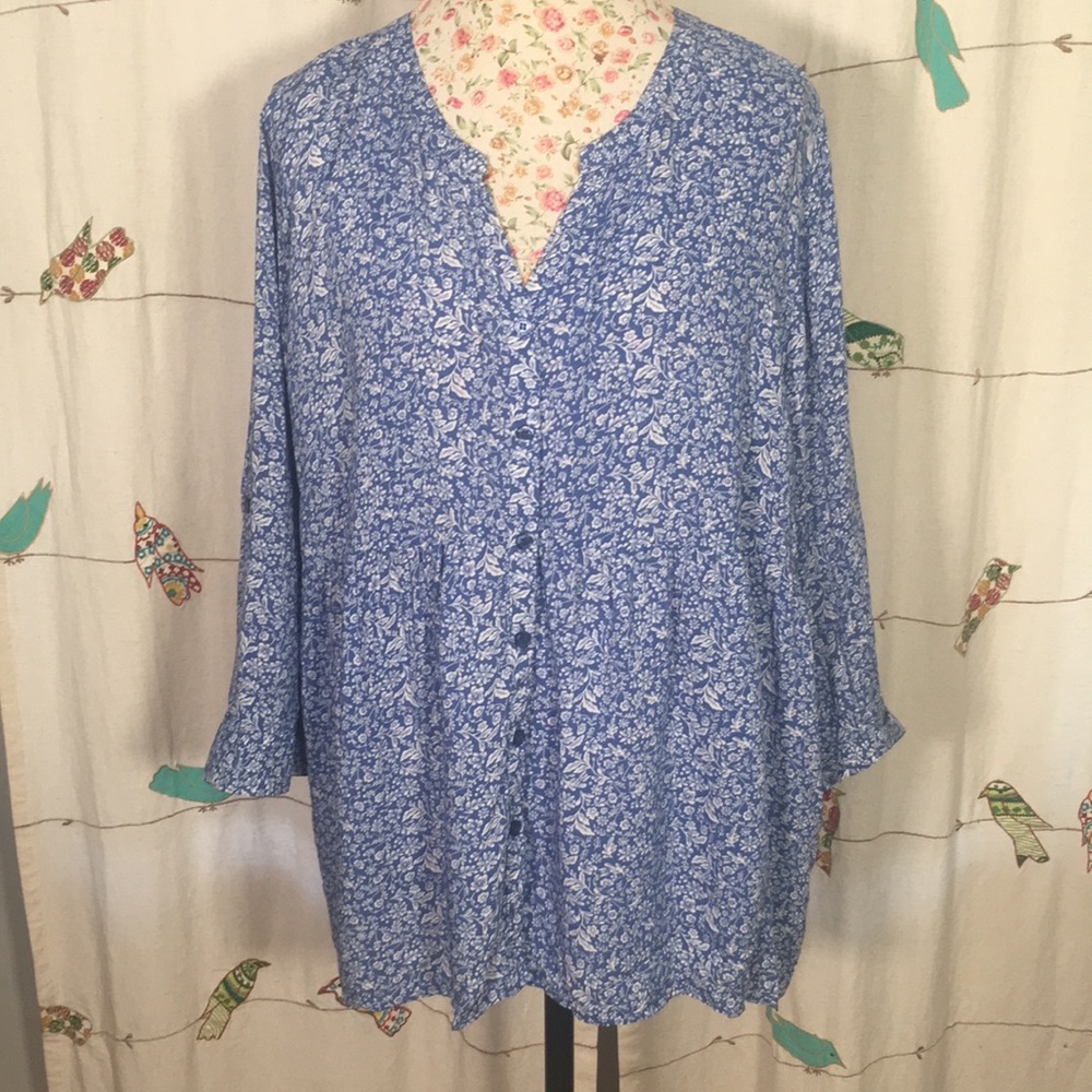 Cynthia Rowley Blouse sz 2x